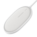 BASEUS WXQJ-02 Light Magnetic Bezdrátová magnetická (MagSafe) nabíječka s výkonem 15W, bílá