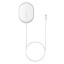 BASEUS WXQJ-02 Light Magnetic Bezdrátová magnetická (MagSafe) nabíječka s výkonem 15W, bílá