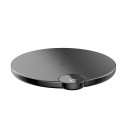 BASEUS WXSX-01 Digital LED bezdrátová nabíječka s ukazatelem nabíjecího proudu, černá