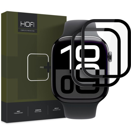 Hofi HYBRID PRO+ 2-PACK pro Apple Watch 10/11 46 mm black