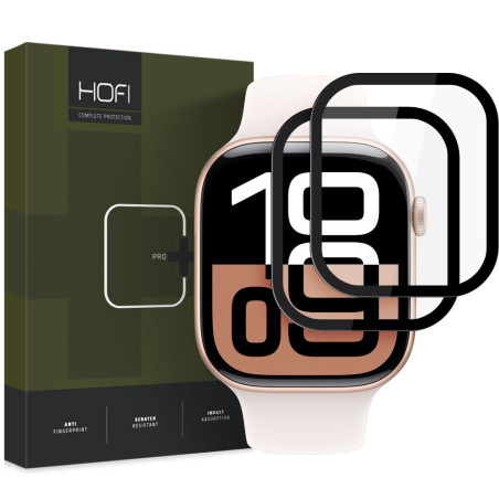 Ochranné sklo Hofi HYBRID PRO+ 2-PACK Apple Watch 10/11 42 mm black