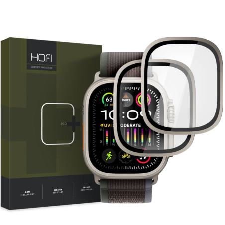 Hofi GLASS RING 2-PACK pro Apple Watch 49 mm – 9H