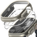 Ringke SLIM 2-PACK pro Apple Watch 49 mm - clear & titanium grey