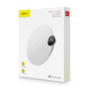 BASEUS WXSX-02 Digital LED bezdrátová nabíječka s ukazatelem nabíjecího proudu, bílá