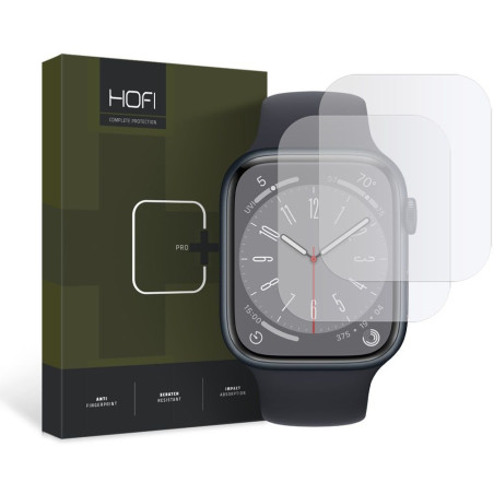 Hofi HYDROFLEX PRO+ 2-PACK | Apple Watch 44/45 mm clear