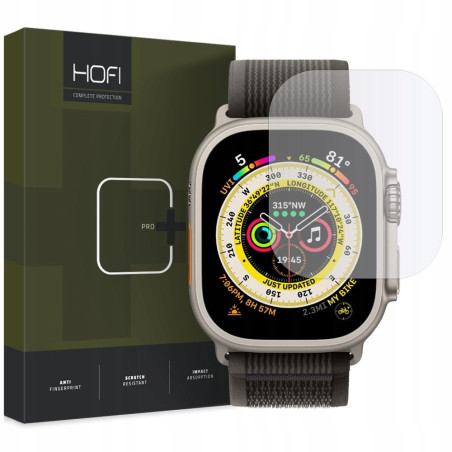 Hofi GLASS PRO+ ochranné sklo Apple Watch 49 mm Clear
