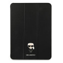 Karl Lagerfeld Saffiano Ikonic pouzdro pro iPad 12.9" Pro 2021 černé