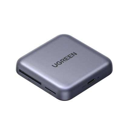 Ugreen 65095 magnetická čtečka + USB‑C PD 100W - šedá
