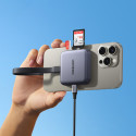 Ugreen 65095 magnetická čtečka + USB‑C PD 100W - šedá