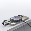 Ugreen 65095 magnetická čtečka + USB‑C PD 100W - šedá