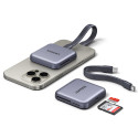 Ugreen 65095 magnetická čtečka + USB‑C PD 100W - šedá
