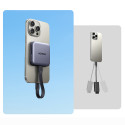 Ugreen 65095 magnetická čtečka + USB‑C PD 100W - šedá