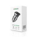 Nabíječka do auta UGREEN CD130 30W USB-A/USB-C - šedá