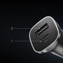 Nabíječka do auta UGREEN CD130 30W USB-A/USB-C - šedá