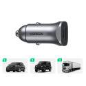 Nabíječka do auta UGREEN CD130 30W USB-A/USB-C - šedá