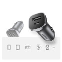 Nabíječka do auta UGREEN CD130 30W USB-A/USB-C - šedá