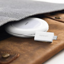Ugreen CD245 40123 bezdrátová nabíječka Qi/MagSafe 15W - bílá