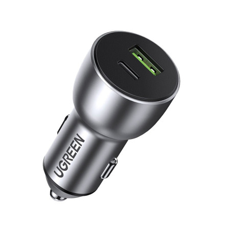 Nabíječka do auta Ugreen CD213 USB/USB-C 36W šedá