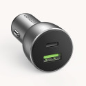 Nabíječka do auta Ugreen CD213 USB/USB-C 36W šedá