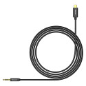BASEUS Yiven CAM01-01 Kabel USB-C/Audio jack 3,5mm (AUX), 1,2m, černý