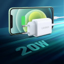 Nabíječka Ugreen 60450 USB-C PD 20W bílá