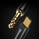 BASEUS Yiven CAM01-01 Kabel USB-C/Audio jack 3,5mm (AUX), 1,2m, černý