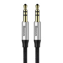 BASEUS Yiven CAM30-BS1 Kabel audio jack/jack 3,5mm (AUX), 1m, černý