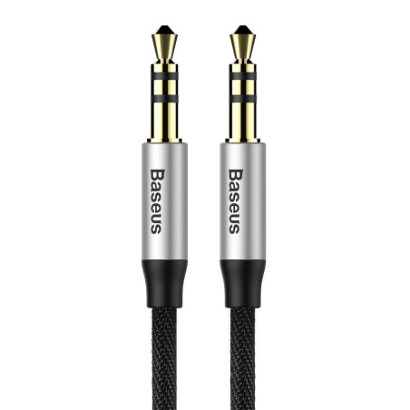 BASEUS Yiven CAM30-BS1 Kabel audio jack/jack 3,5mm (AUX), 1m, černý