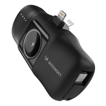 Wozinsky WF16-YLS 5000mAh 15W powerbanka pro iPhone – černá