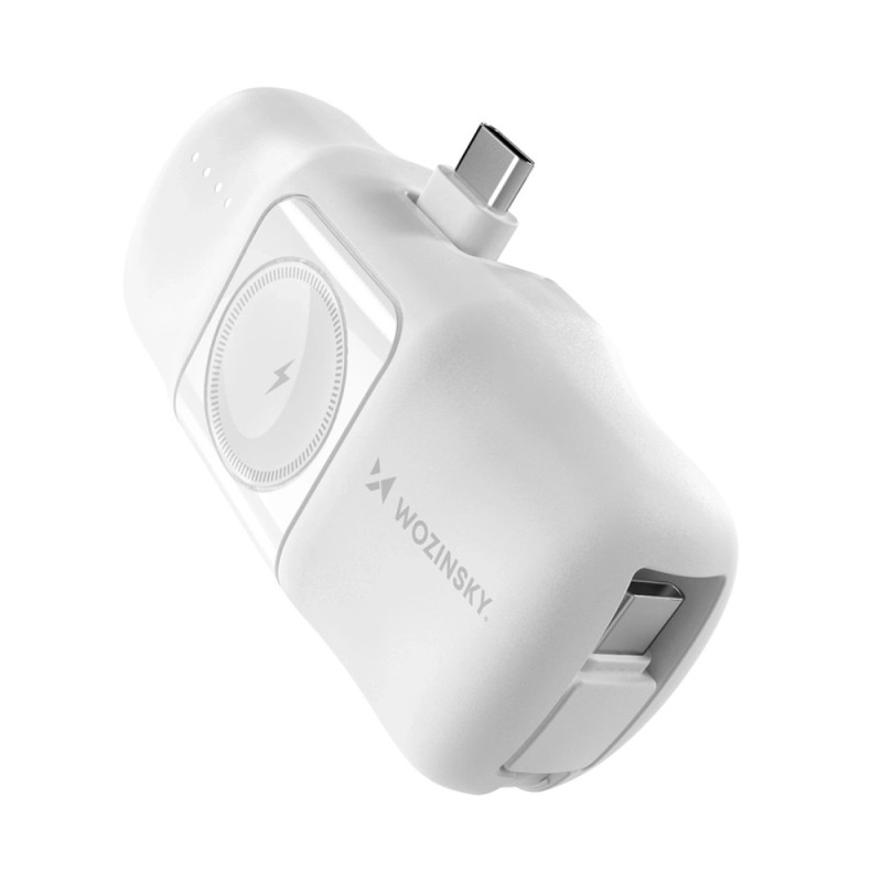 Mini powerbanka Wozinsky WF16-YCS pro Apple Watch - bílá