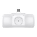 Wozinsky WF16-YCS Mini Powerbanka 15W pro Apple Watch – bílá