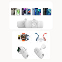 Wozinsky WF16-YCS Mini Powerbanka 15W pro Apple Watch – bílá