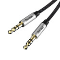 BASEUS Yiven CAM30-CS1 Kabel audio jack/jack 3,5mm (AUX), 1,5m, černý