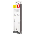 BASEUS Yiven CAM30-CS1 Kabel audio jack/jack 3,5mm (AUX), 1,5m, černý