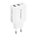 Wozinsky CWCUCW nabíječka 30W USB-C + 2× USB-A bílá