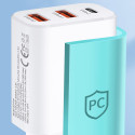 Wozinsky CWCUCW nabíječka 30W USB-C + 2× USB-A bílá
