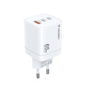 Nabíječka Wozinsky CGWCW 65W GaN 2×USB-C + USB-A - bílá