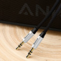 BASEUS Yiven CAM30-CS1 Kabel audio jack/jack 3,5mm (AUX), 1,5m, černý