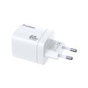 Nabíječka Wozinsky CGWCW 65W GaN 2×USB-C + USB-A - bílá