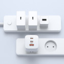 Nabíječka Wozinsky CGWCW 65W GaN 2×USB-C + USB-A - bílá