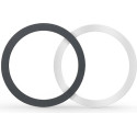 Adaptér Tech-Protect Magmat MagSafe Universal Magnetic prsten černý a stříbrný