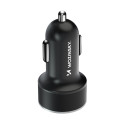 Nabíječka do auta Wozinsky WDCCAC 36W USB-C + USB-A černá