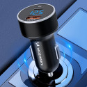 Nabíječka do auta Wozinsky WDCCAC 36W USB-C + USB-A černá