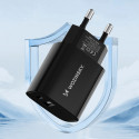 Nabíječka Wozinsky WGWCB 20W USB-A/USB-C černá