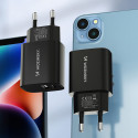 Nabíječka Wozinsky WGWCB 20W USB-A/USB-C černá