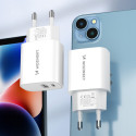 Nabíječka Wozinsky WGWCW 20W USB-A + USB-C - bílá
