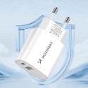 Nabíječka Wozinsky WGWCW 20W USB-A + USB-C - bílá