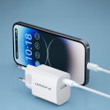 Nabíječka Wozinsky WGWCW 20W USB-A + USB-C - bílá
