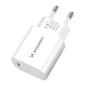 Nabíječka Wozinsky WGWCCW 20W USB-C - bílá