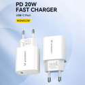 Nabíječka Wozinsky WGWCCW 20W USB-C - bílá